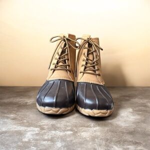 JBU Men's Tan and Black Waterproof Boots